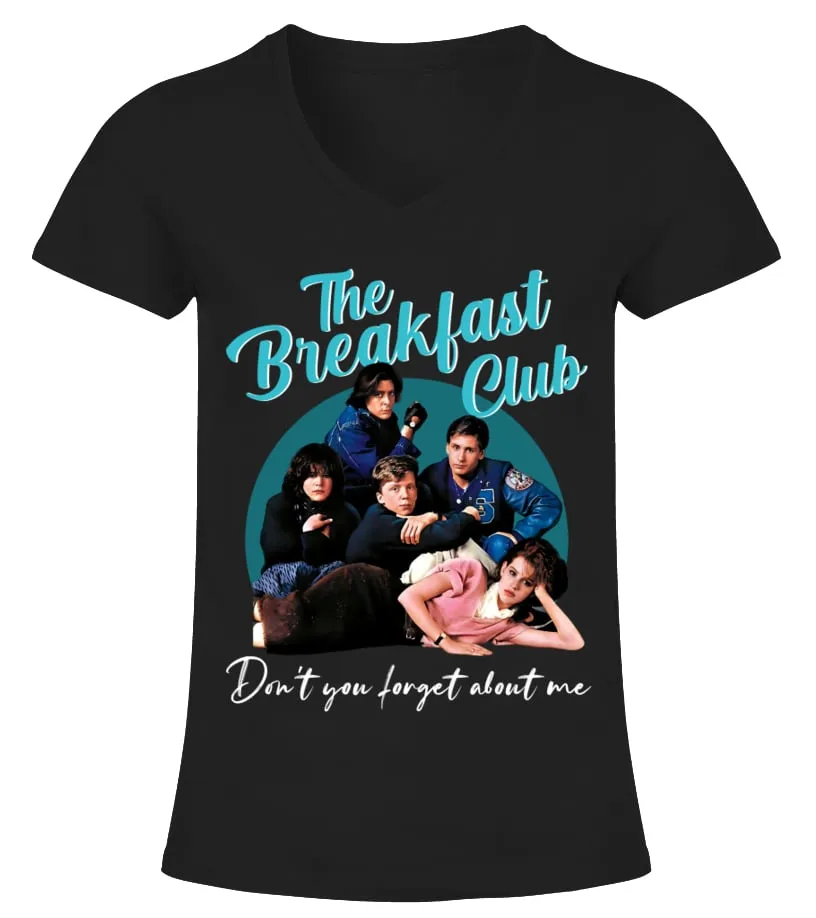 074. The Breakfast Club BK  Camiseta cuello pico Mujer