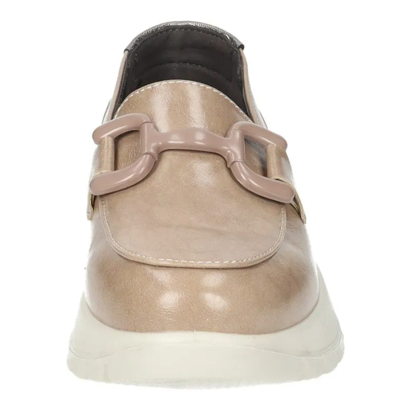 24M623 Mocasines Mysoft color TAUPE