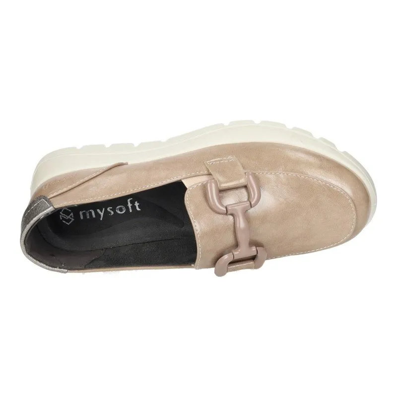 24M623 Mocasines Mysoft color TAUPE