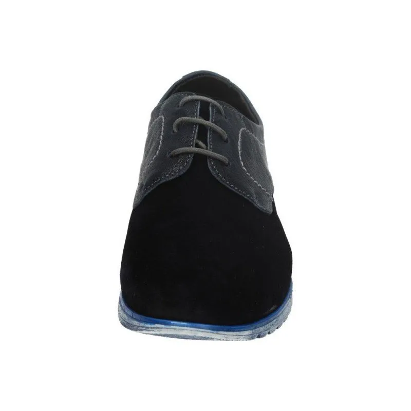 306 BLUCHER DE PIEL color MARINO