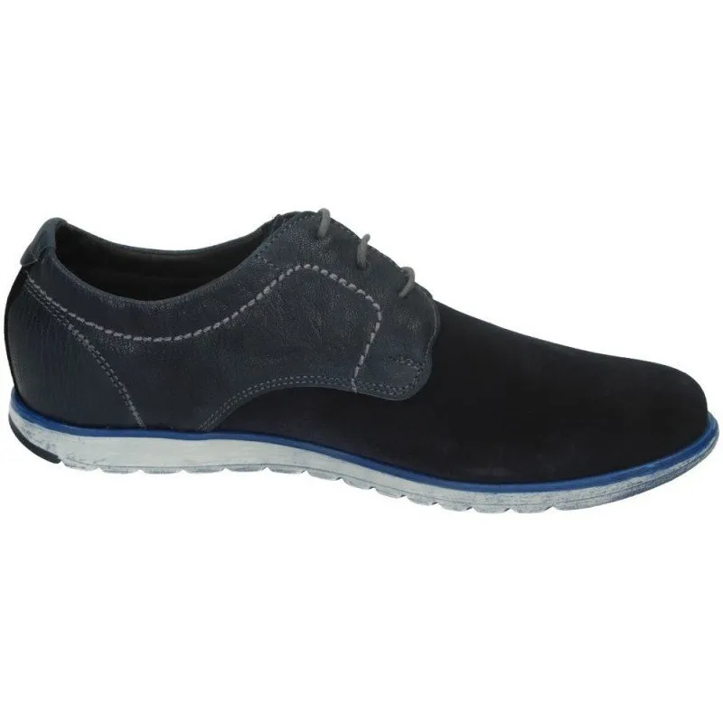 306 BLUCHER DE PIEL color MARINO