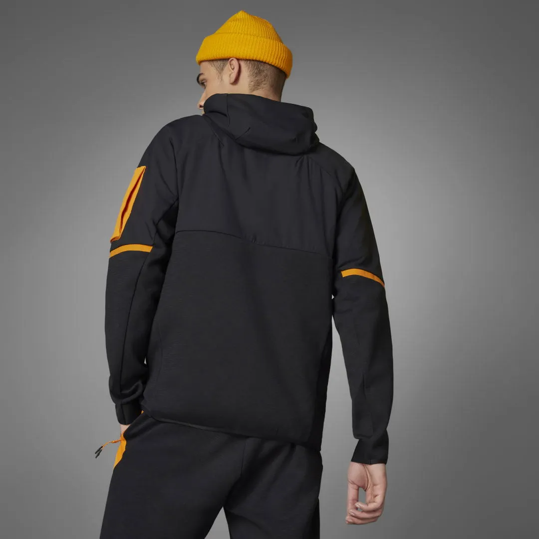 ADIDAS PERFORMANCE DESIGNED FOR GAMEDAY PREMIUM FULLZIP JACKET