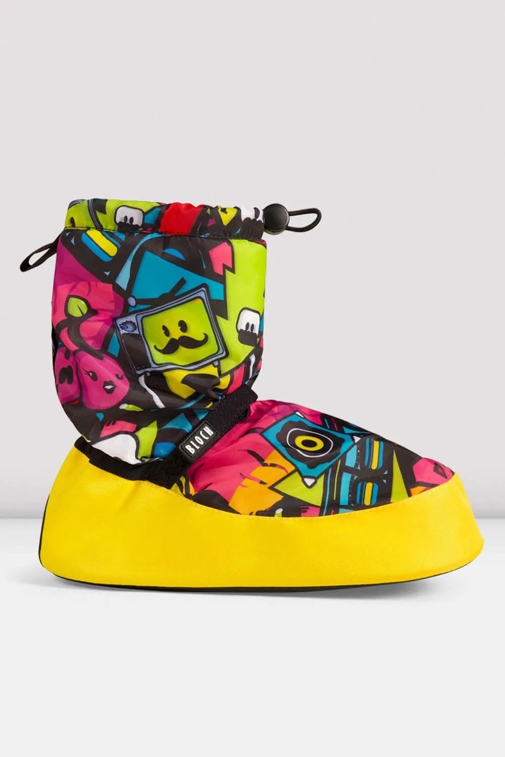 Adult Sticker Print Warm Up Booties