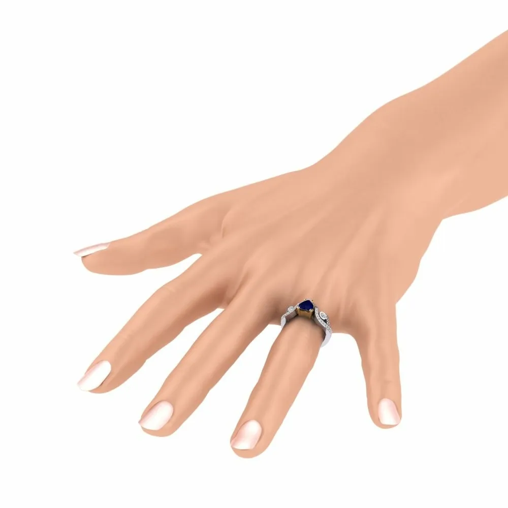 Anillo de compromiso Atifolia