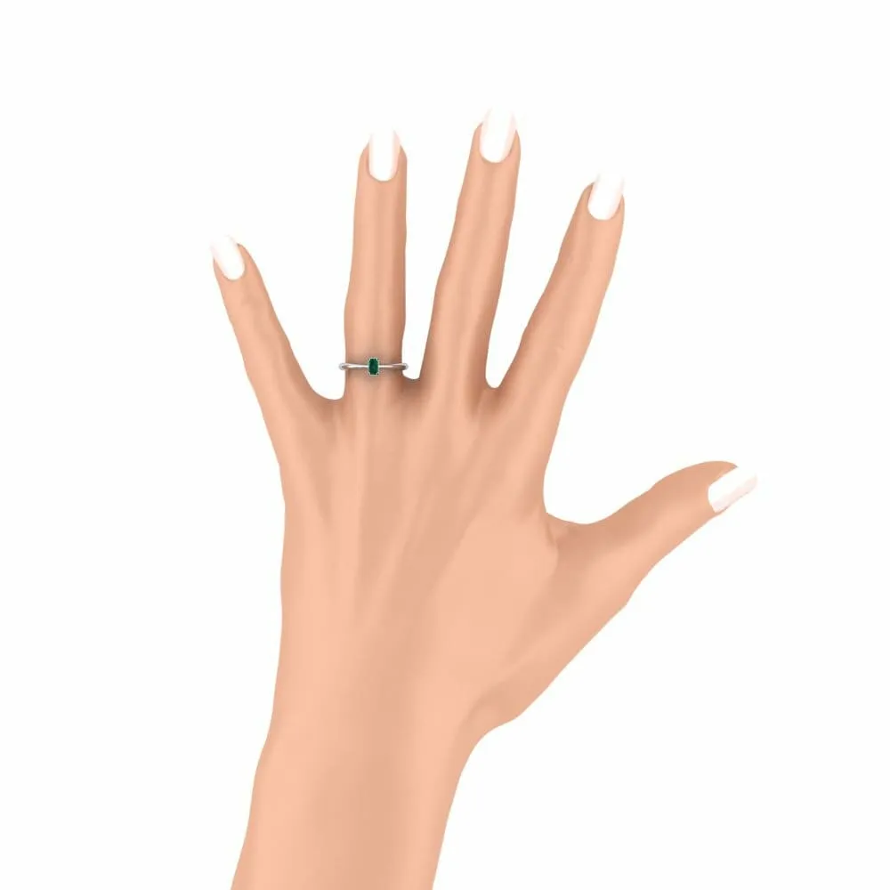 Anillo de compromiso Hayley 0.4crt