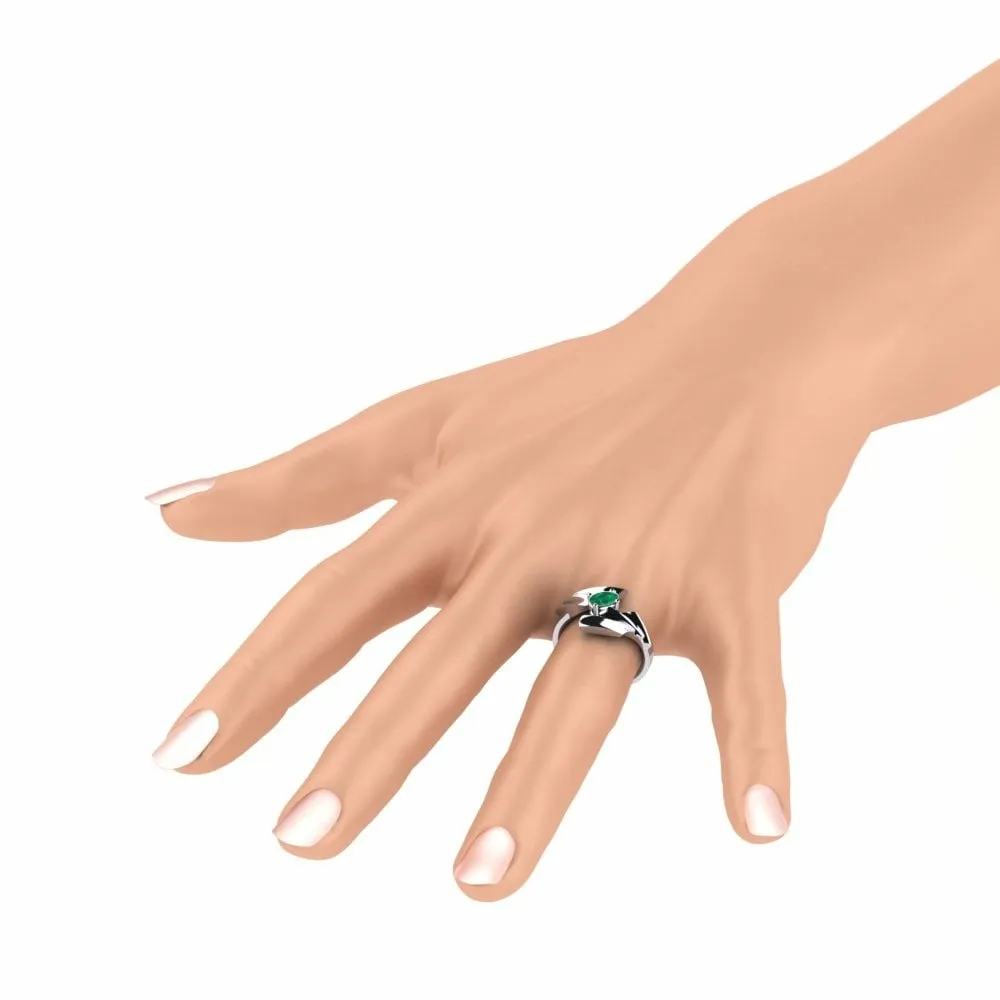 Anillo de compromiso Tulipan