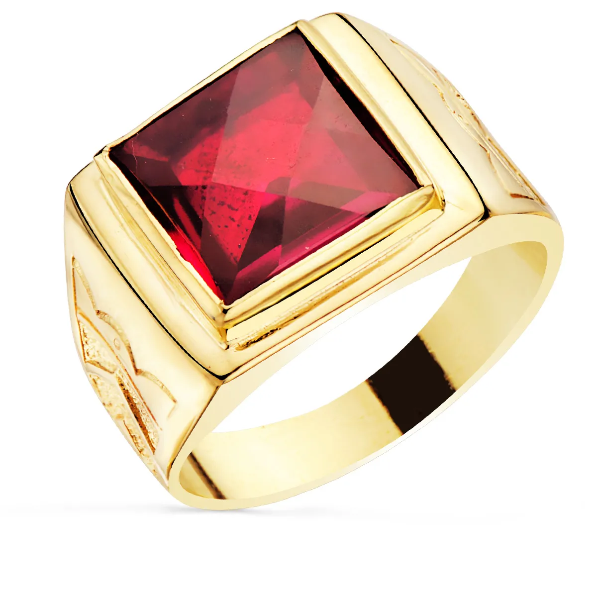 Anillo Oro Sello de Hombre