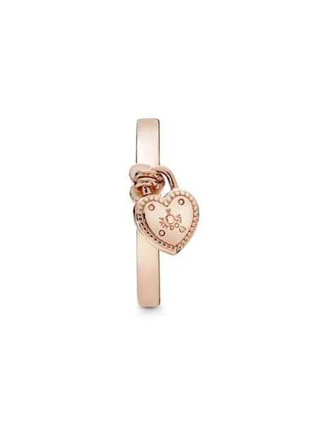 anillo pandora candado de amor rose