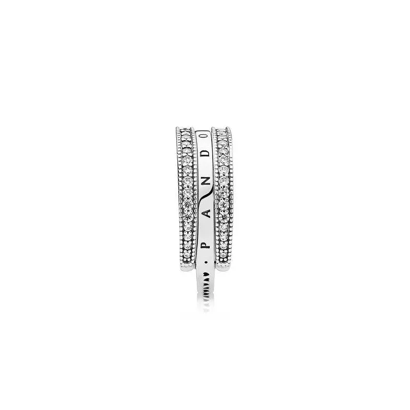 ANILLO PANDORA CORAZONES GIRANDO 197404CZ