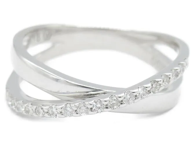 Autre Marque Anillo de oro blanco Vendome Aoyama 
