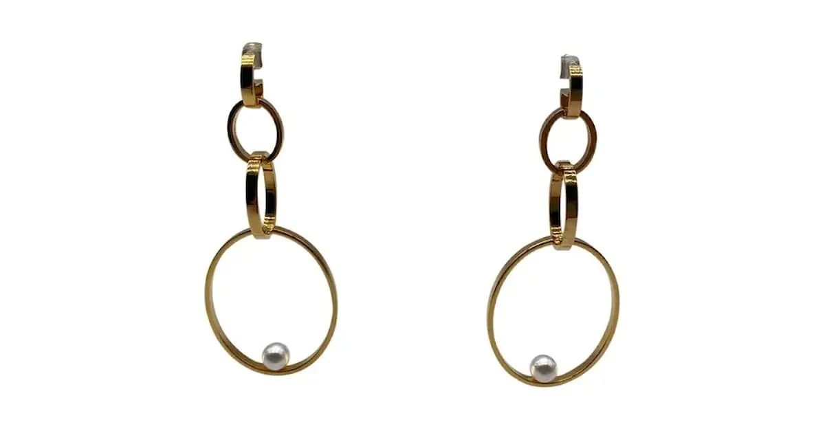 Autre Marque VITA FEDE Pendientes T.  metal Dorado 
