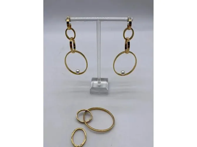 Autre Marque VITA FEDE Pendientes T.  metal Dorado 