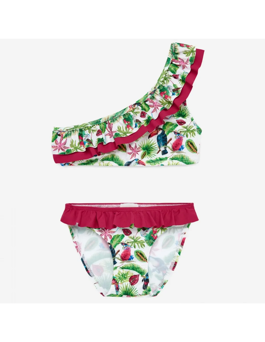 BIKINI NIÑA ESTAMPADO TUCANES 25554 BAÑO PAZ RODRIGUEZ