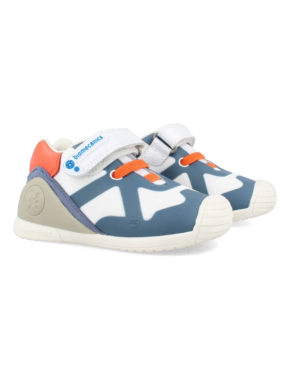 BIOMECANICS  DEPORTIVO BEBé ELáSTICOS REJILLA BLANCO NARANJA