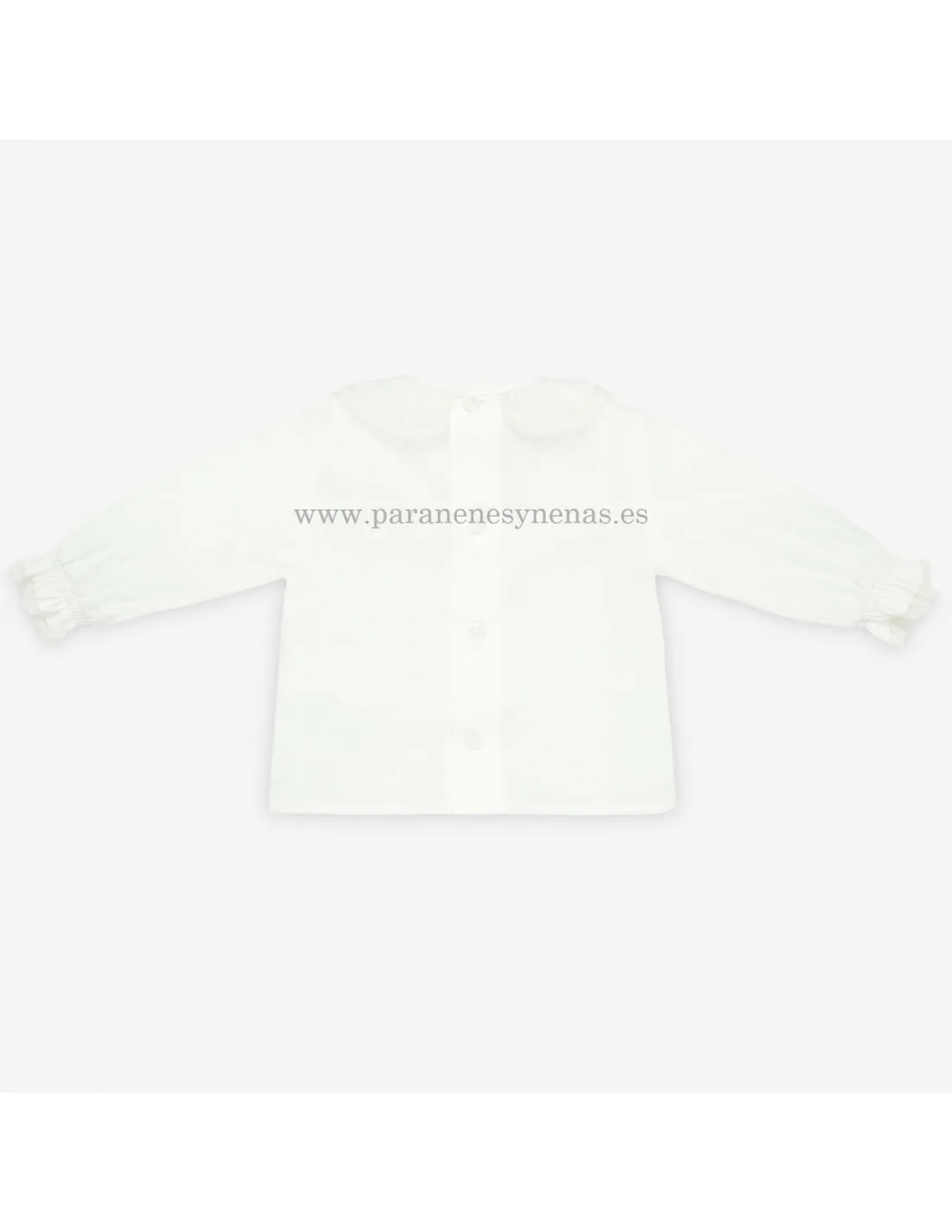 Blusa con puntilla para bebé Malia
