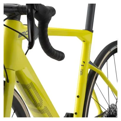 BMC Bicicleta eléctrica de carretera BMC Roadmachine AMP Two Sram Rival eTap AXS 12S 350 Wh 700 mm Amarillo lima 2023