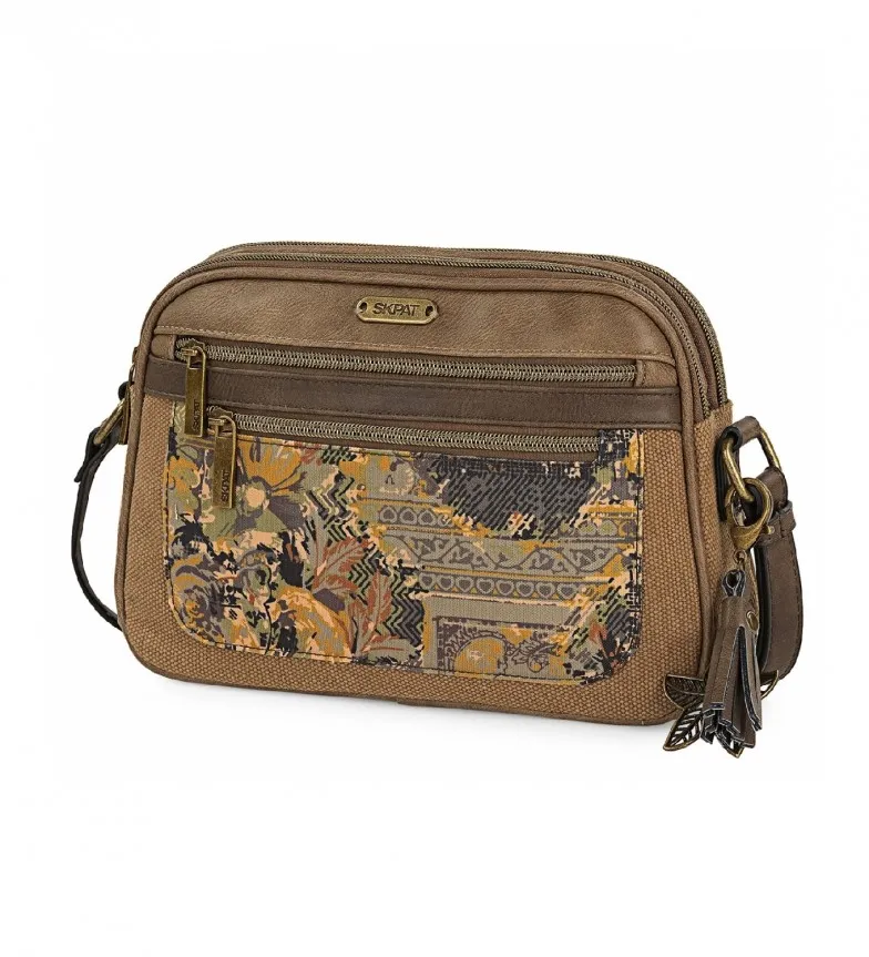 BOLSO BANDOLERA CASUAL 312783 MARRóN  26X18X7CM