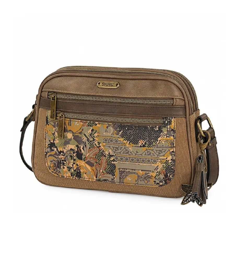 BOLSO BANDOLERA CASUAL 312783 MARRóN  26X18X7CM