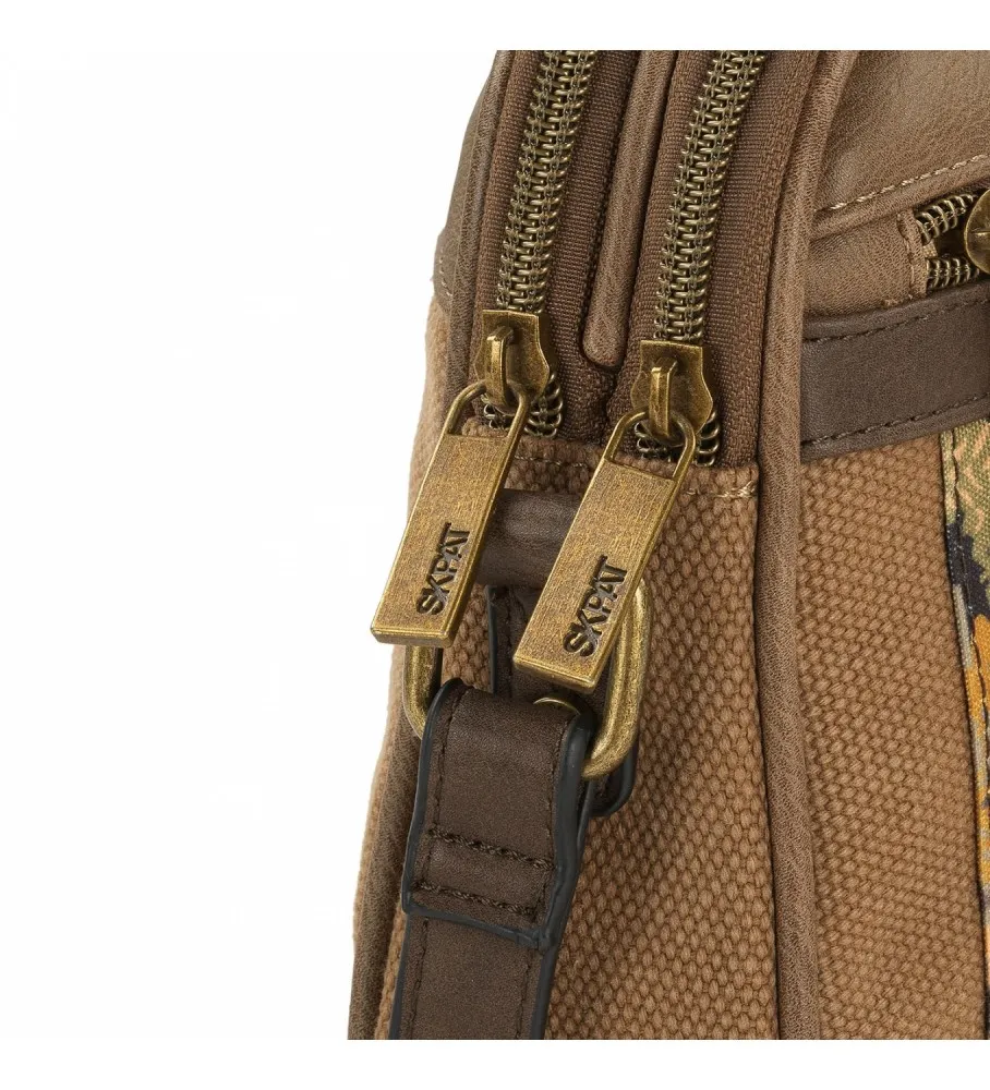 BOLSO BANDOLERA CASUAL 312783 MARRóN  26X18X7CM