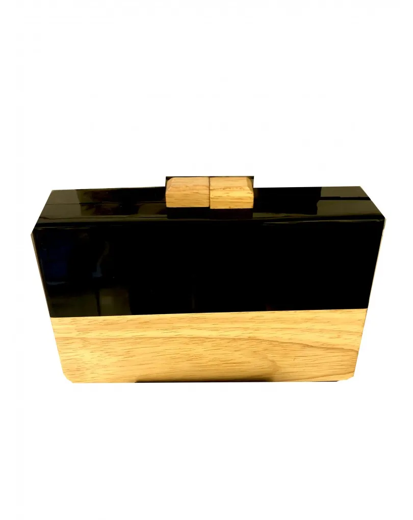 BOLSOS DE FIESTA EN MADERA Y CHAROL ALUCINANTES, ARTESANIA PURA