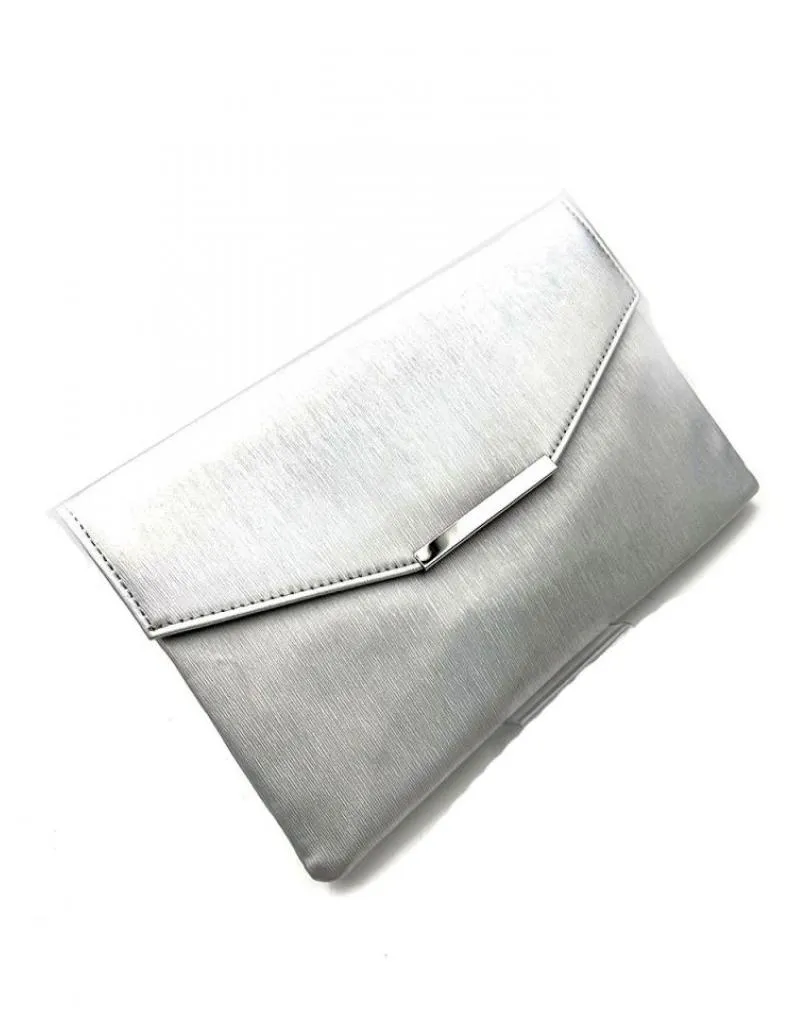 BOLSOS DE FIESTA PLATEADOS CON IRISADO BONITA CARTERA DE NOCHE