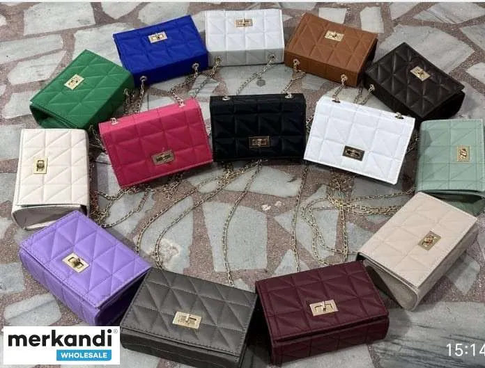 Bolsos de mujer con estilo, al por mayor, variedad de colores.