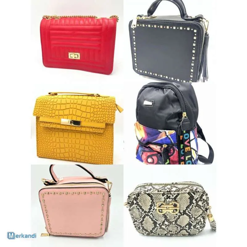 Bolsos y mochilas lote surtido nuevo stock 2021 REF: 1644