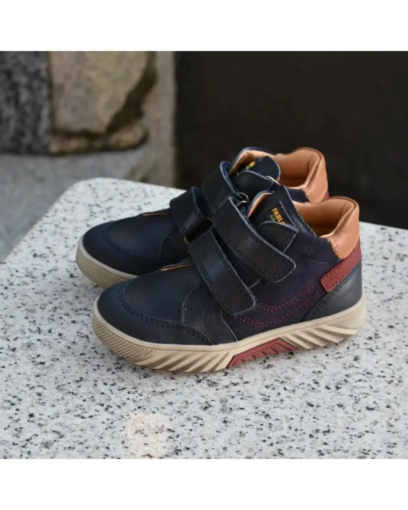 Bota PABLOSKY 598923 AZUL marino doble velcro
