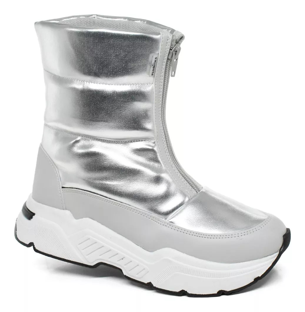 Botas Mujer Niños Pre Sky Nieve Lluvia Impermeable Plumitas 