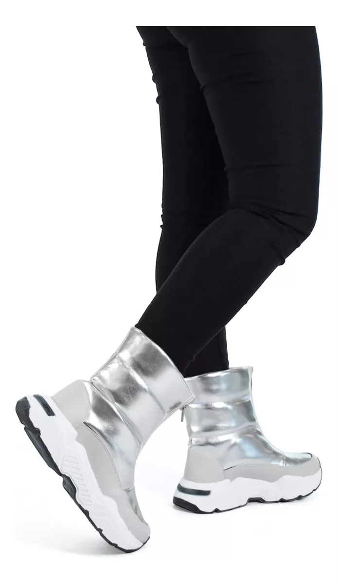 Botas Mujer Niños Pre Sky Nieve Lluvia Impermeable Plumitas 