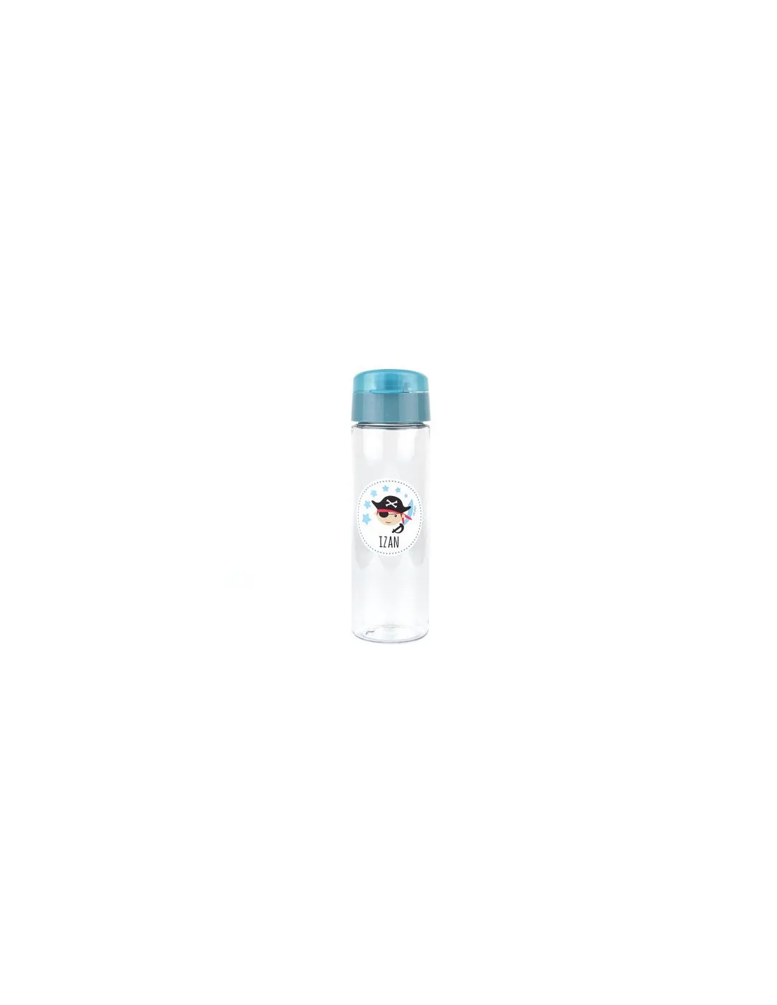 Botella Pirata Azul 600ml personalizada de Mi Pipo