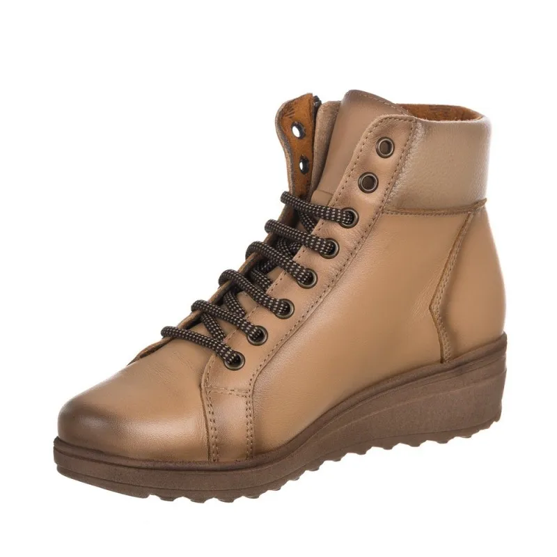 Botines Planos Zapp 27891 Mujer Taupe
