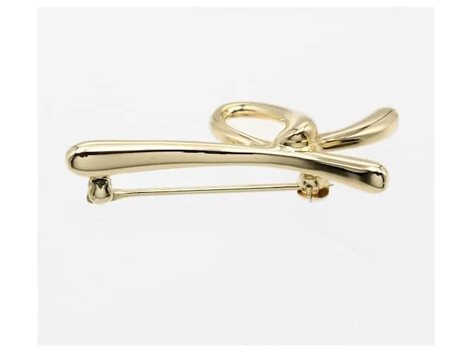 Broche de oro amarillo de 18K con la inicial K de Tiffany & Co. 