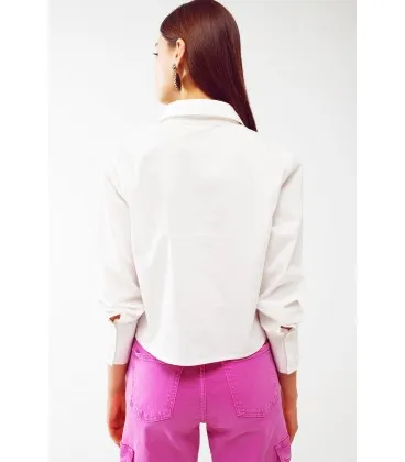 Camisa Dakota Cuello Strass