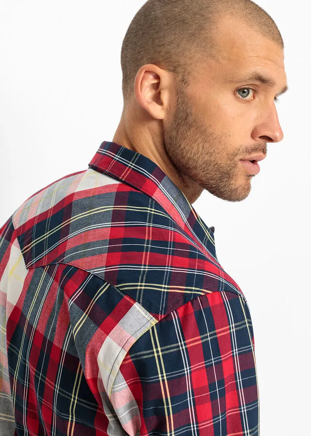 CAMISA DE MANGA LARGA AZUL MARINOAZUL MARINO DE CUADROS