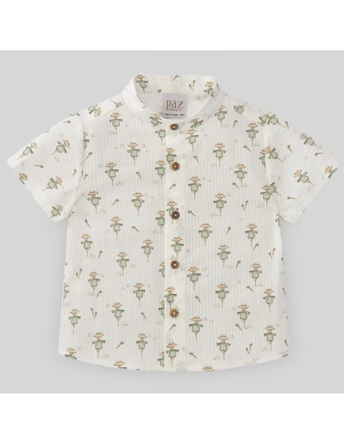 CAMISA MC ESTAMPADA ESPANTAPAJAROS 150640 PAZ RODRIGUEZ