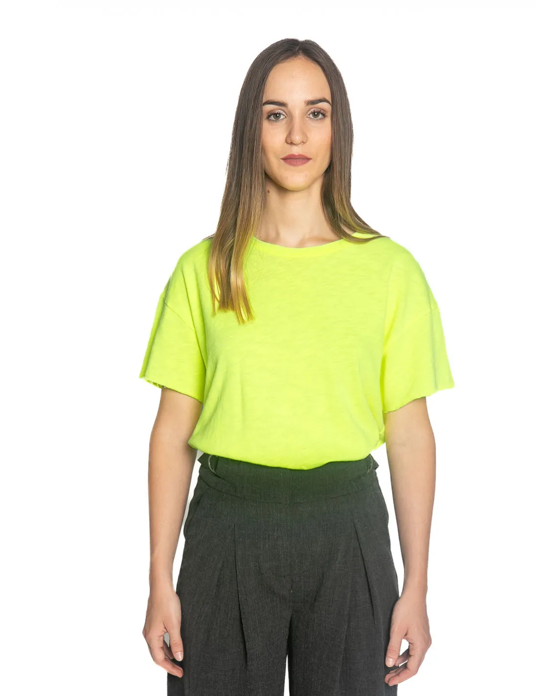 CAMISETA AMARILLO FLUOR SONOMA AMERICAN VINTAGE