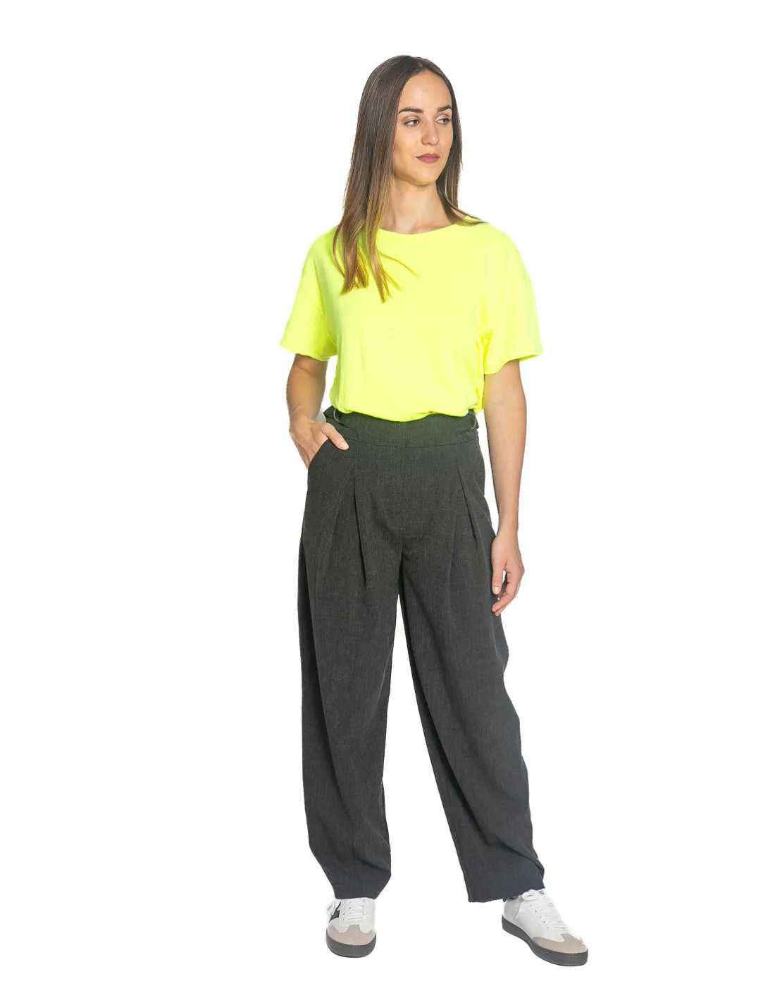 CAMISETA AMARILLO FLUOR SONOMA AMERICAN VINTAGE
