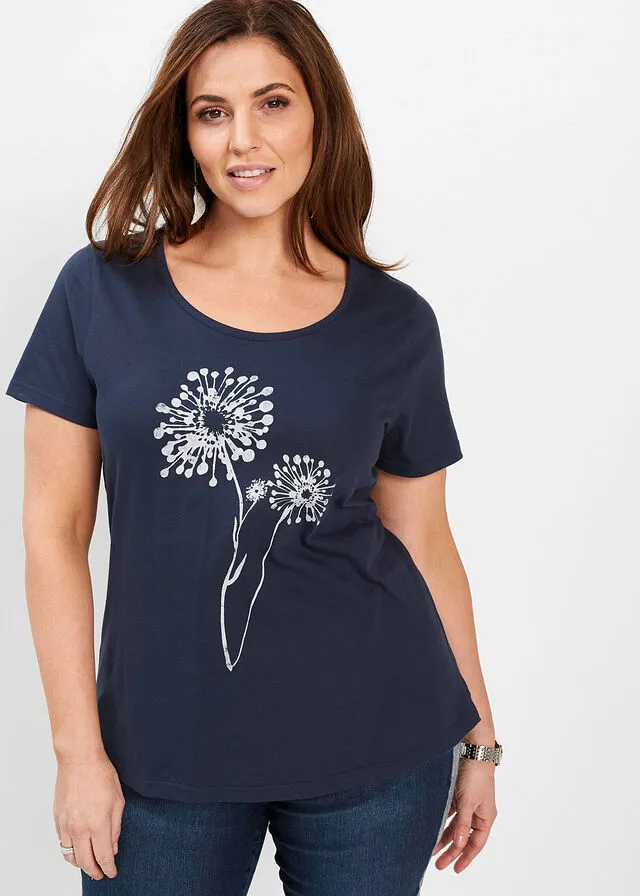 CAMISETA AZUL MARINOPLATA