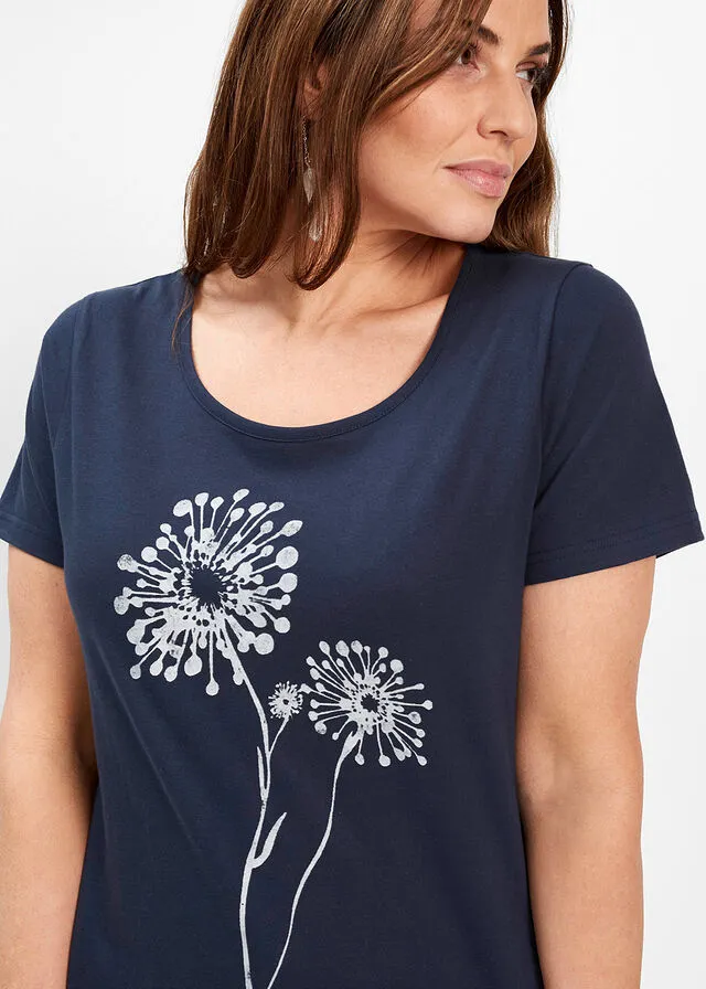CAMISETA AZUL MARINOPLATA