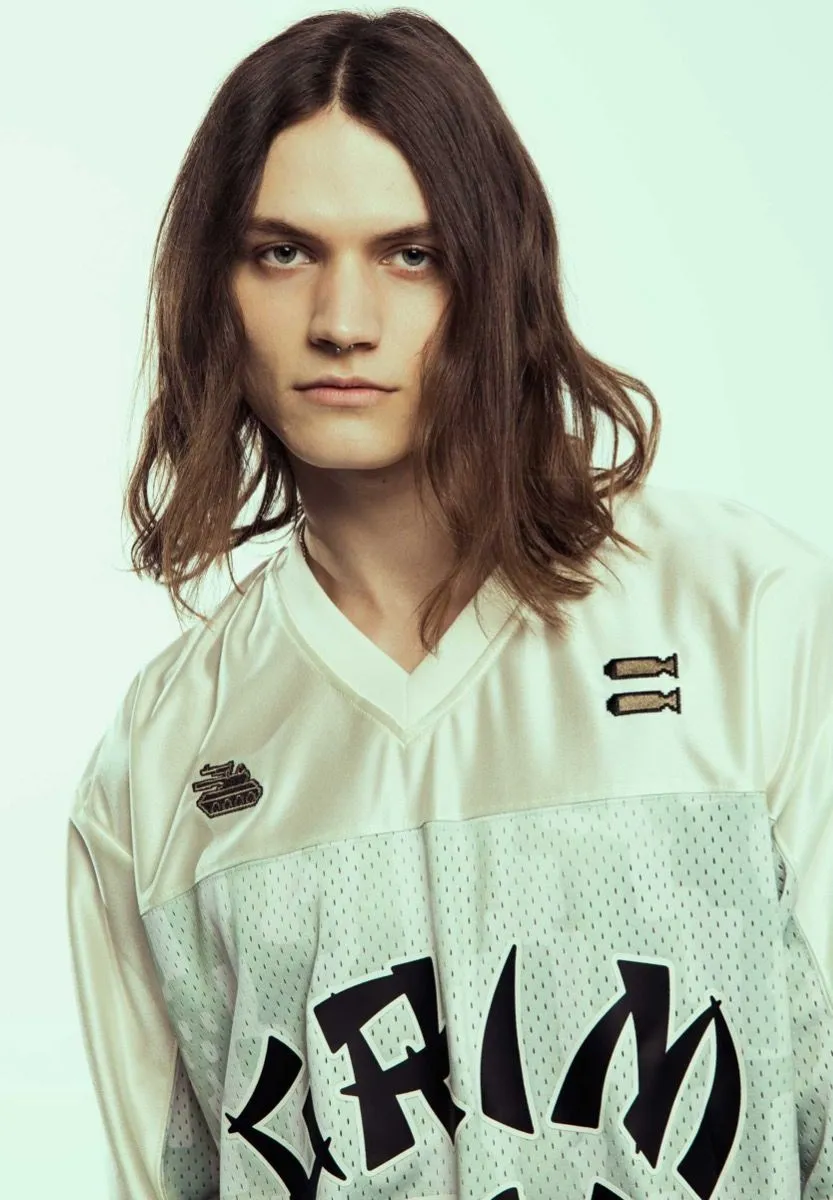 CAMISETA DE FOOTBALL GRIMEY LUCKY DRAGON MESH  WHITE | SS24