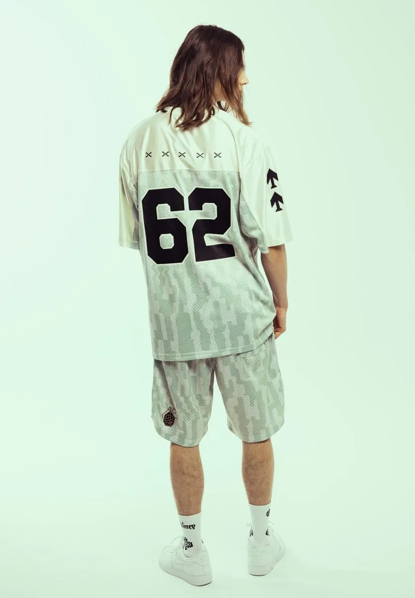 CAMISETA DE FOOTBALL GRIMEY LUCKY DRAGON MESH  WHITE | SS24