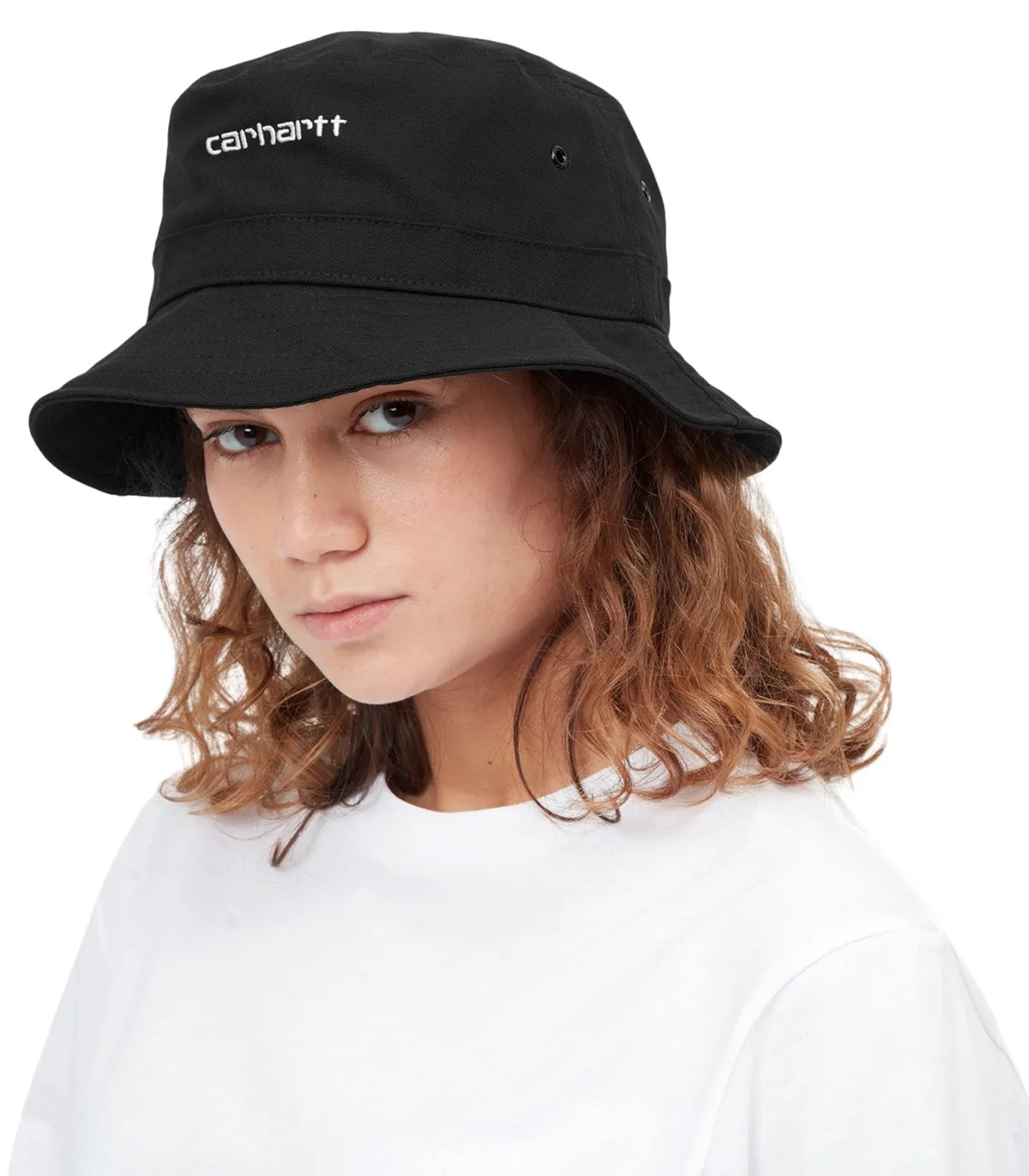 CARTHARTT  BUCKET UNISEX NEGRO  SCRIPT BUCKET HAT