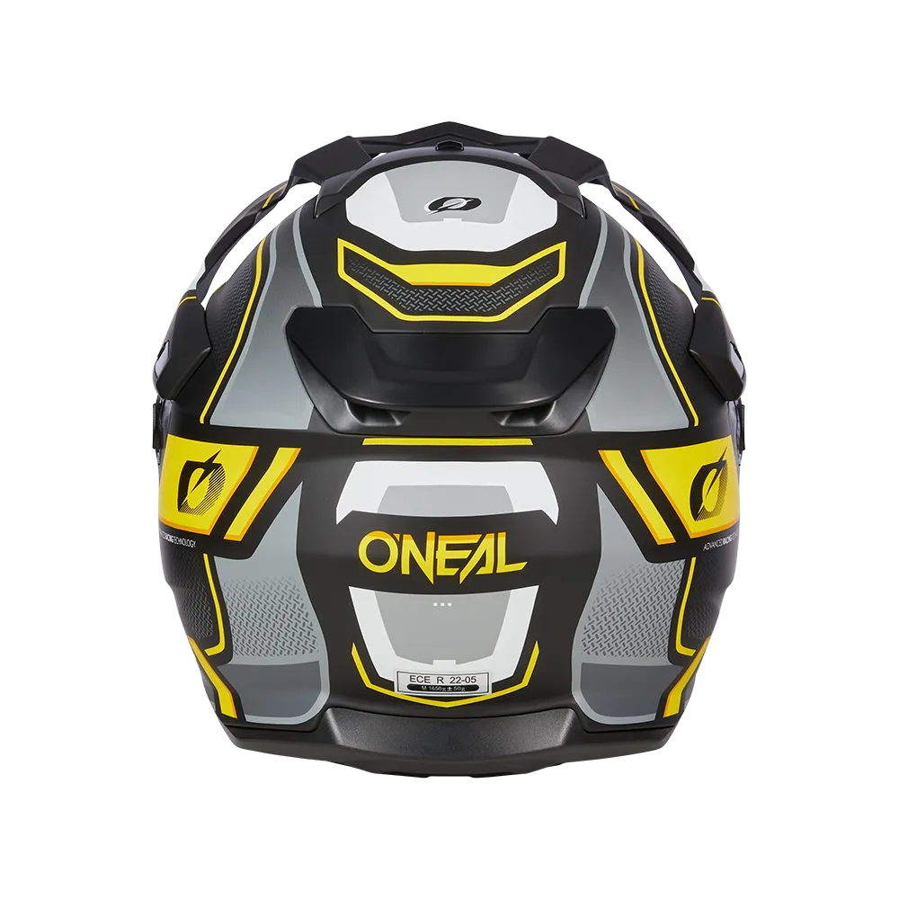 CASCO ADVENTURE O'NEAL DSRS SQUARE NEGROGRISAMARILLO NEóN 