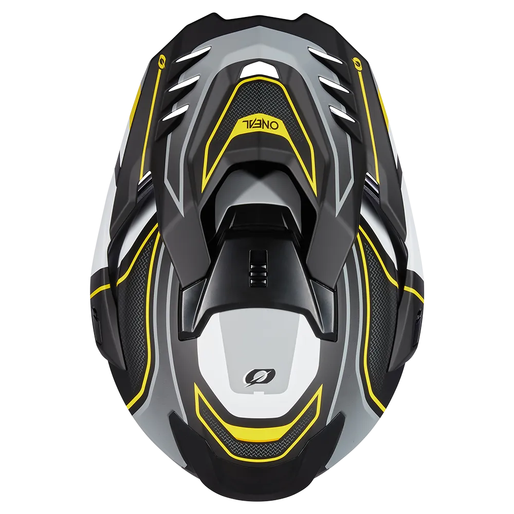 CASCO ADVENTURE O'NEAL DSRS SQUARE NEGROGRISAMARILLO NEóN 
