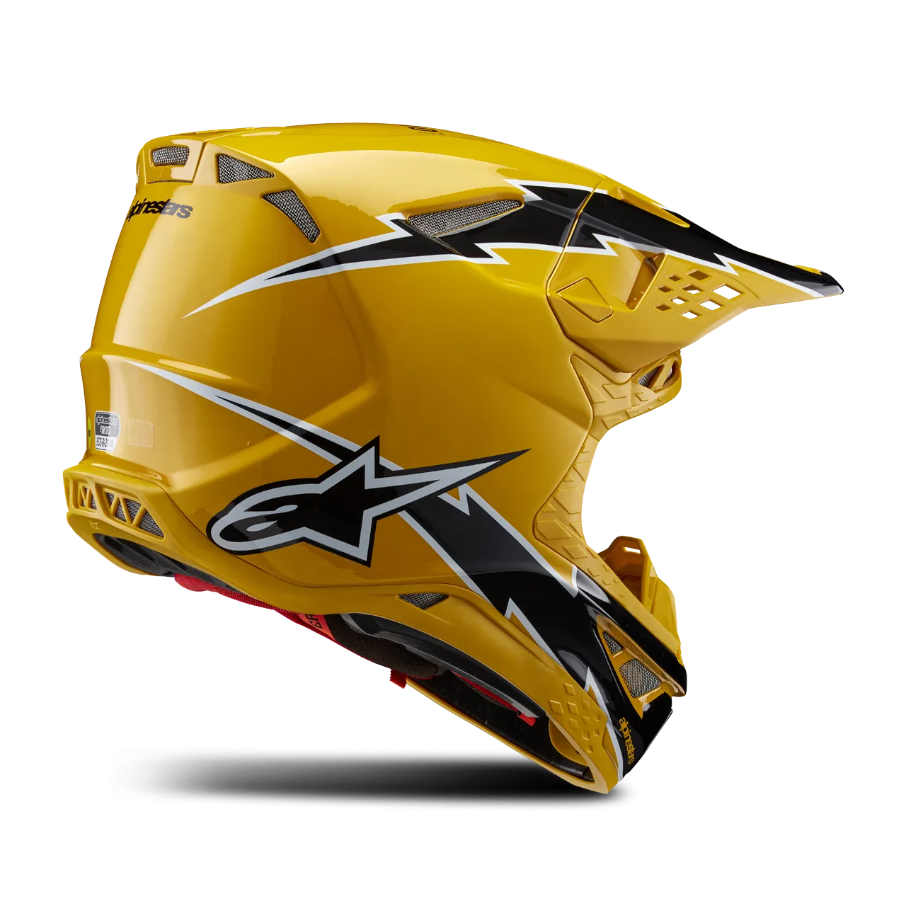 CASCO DE CROSS ALPINESTARS SUPERTECH SM10 AMPRESS NEGROAMARILLO