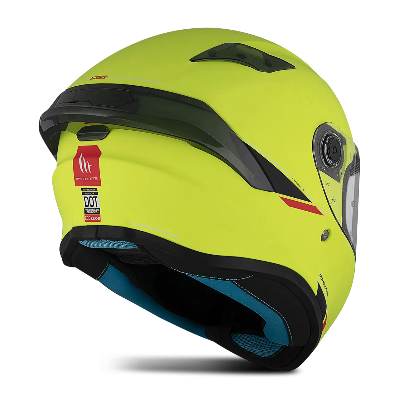 Casco Integral MT Targo S Amarillo Mate 