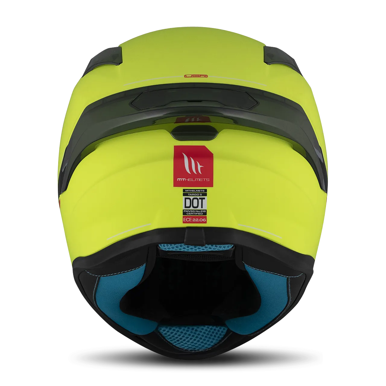 Casco Integral MT Targo S Amarillo Mate 