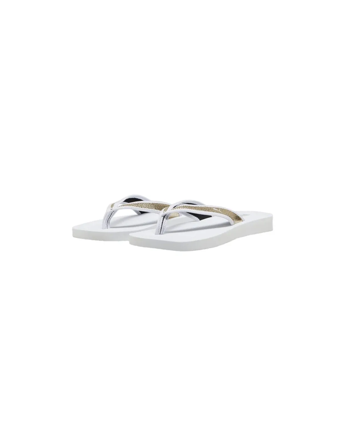 Chanclas Puma Sandy Flip Metallic Blanco Mujer