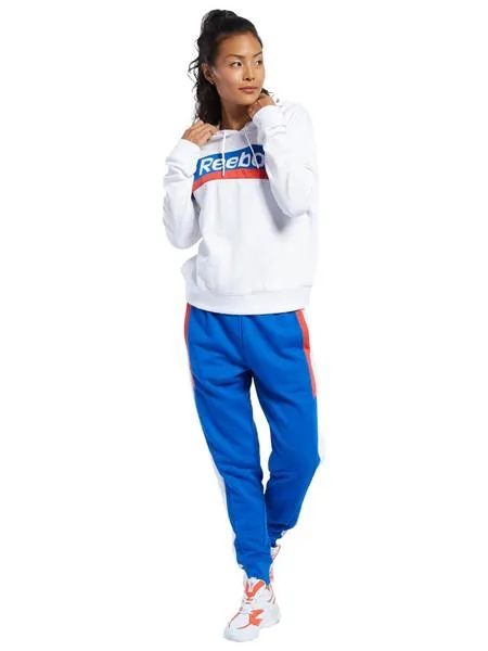 chandal reebok blanco/azulon mujer